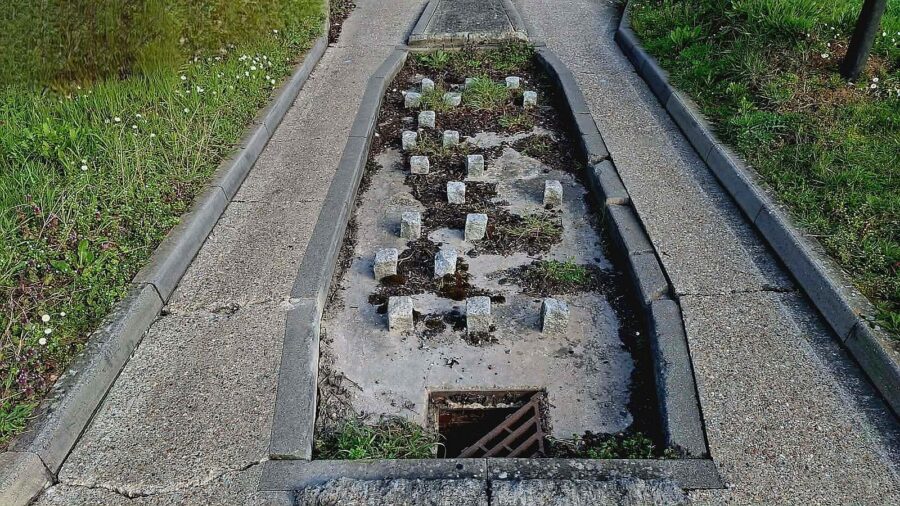 Zapora drogowa (Fot. Arūnas Džiugelis).